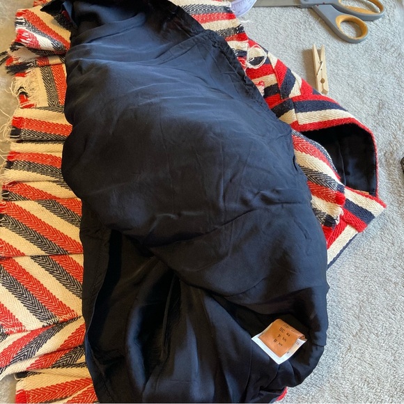 RARE Maggie Marilyn My Darling Striped Red, White, & Blue Mini Skirt - Picture 11 of 13